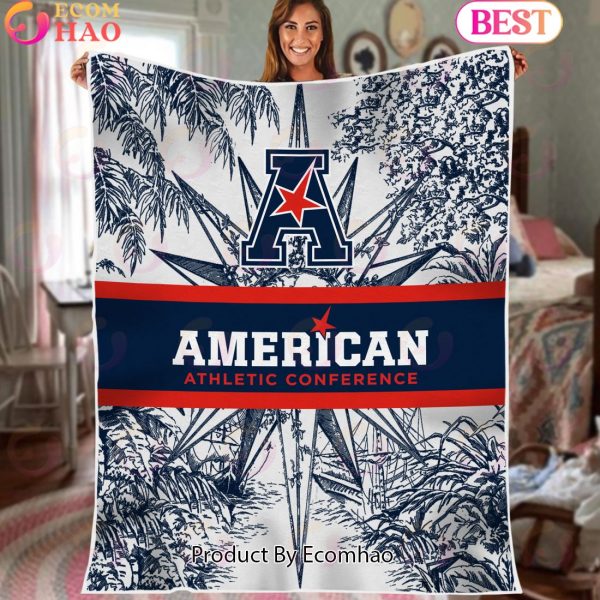 NCAA American Athletic Conference Classic Pattern Fleece Blanket
