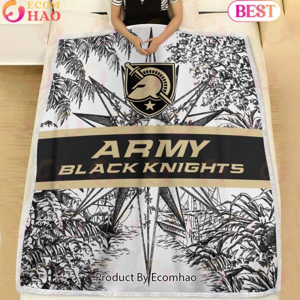 NCAA Army Black Knights Classic Pattern Fleece Blanket