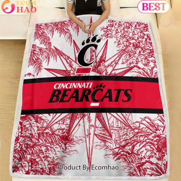 NCAA Cincinnati Bearcats Classic Pattern Fleece Blanket