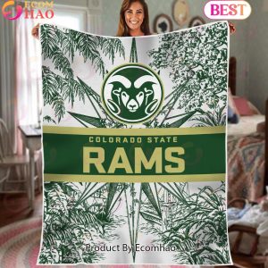 NCAA Colorado State Rams Classic Pattern Fleece Blanket