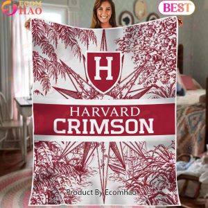NCAA Harvard Crimson Classic Pattern Fleece Blanket NCAA Harvard Crimson Classic Pattern Fleece Blanket