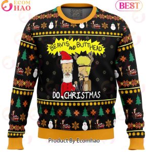 Beavis and Butthead Do Christmas Meme Ugly Christmas Sweater