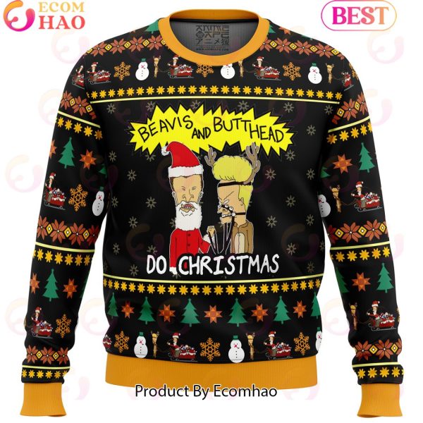Beavis and Butthead Do Christmas Meme Ugly Christmas Sweater