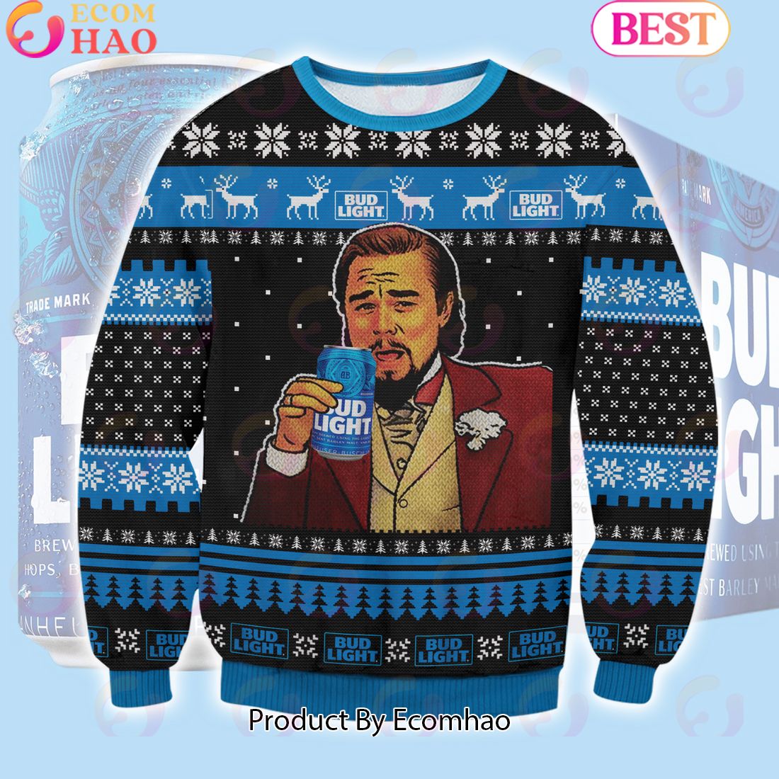 Bud Light Beer Meme Meme Ugly Sweater