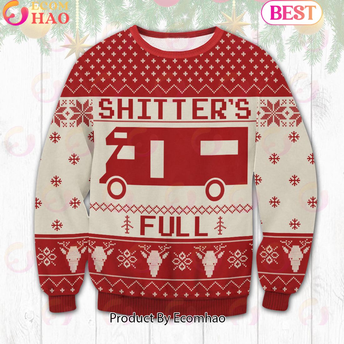 Shitter’s Full Christmas Vacation Meme Ugly Sweater