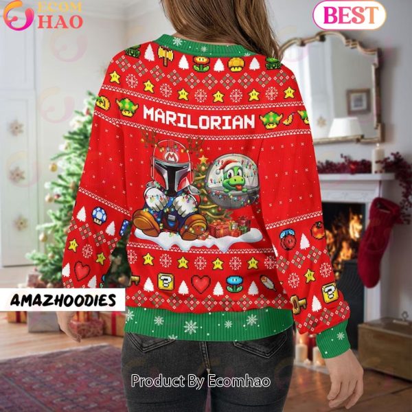 Star Wars Super Mario Christmas 3D Ugly Sweater