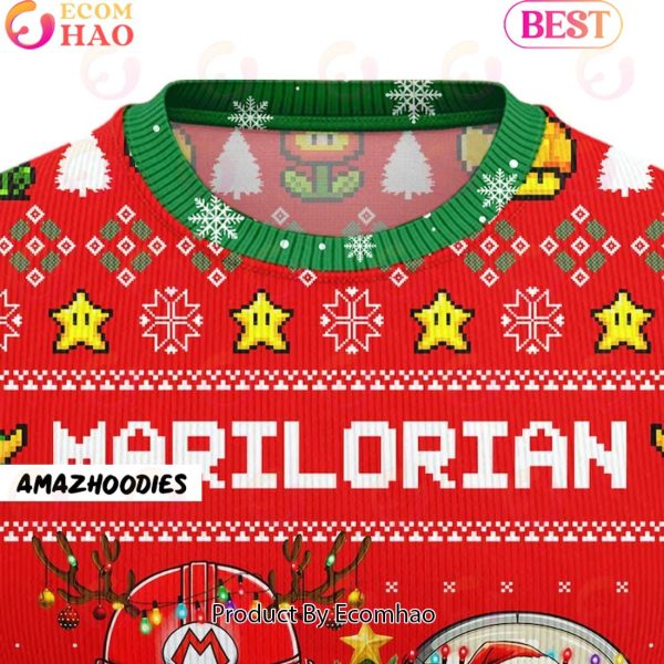 Star Wars Super Mario Christmas 3D Ugly Sweater