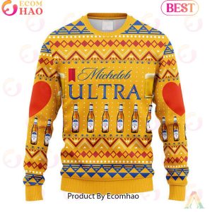 Novelty Michelob ULTRA Christmas Ugly Sweater