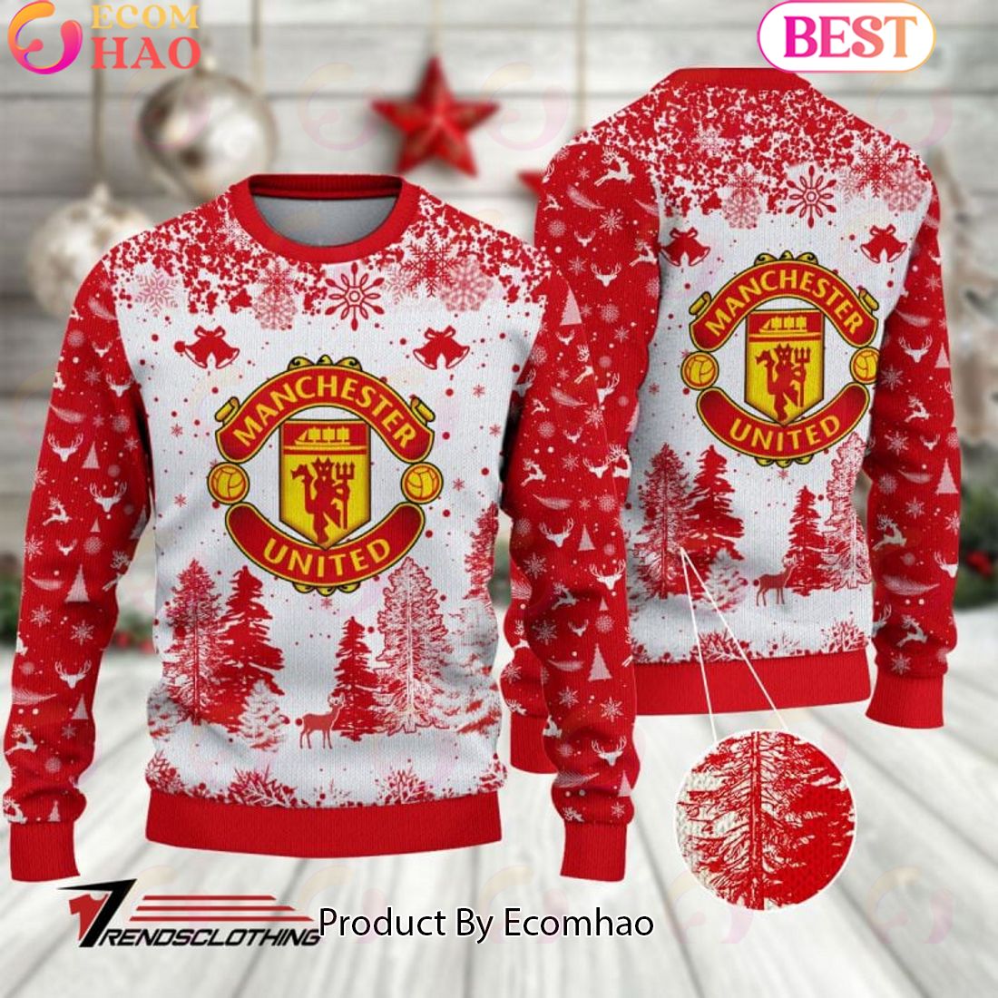 Manchester United EPL Ugly Sweater Collection 2023