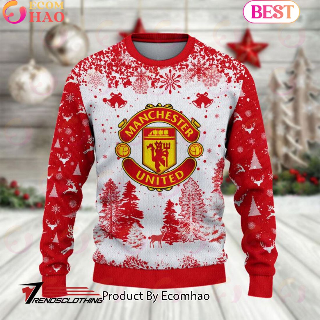 Manchester United EPL Ugly Sweater Collection 2023