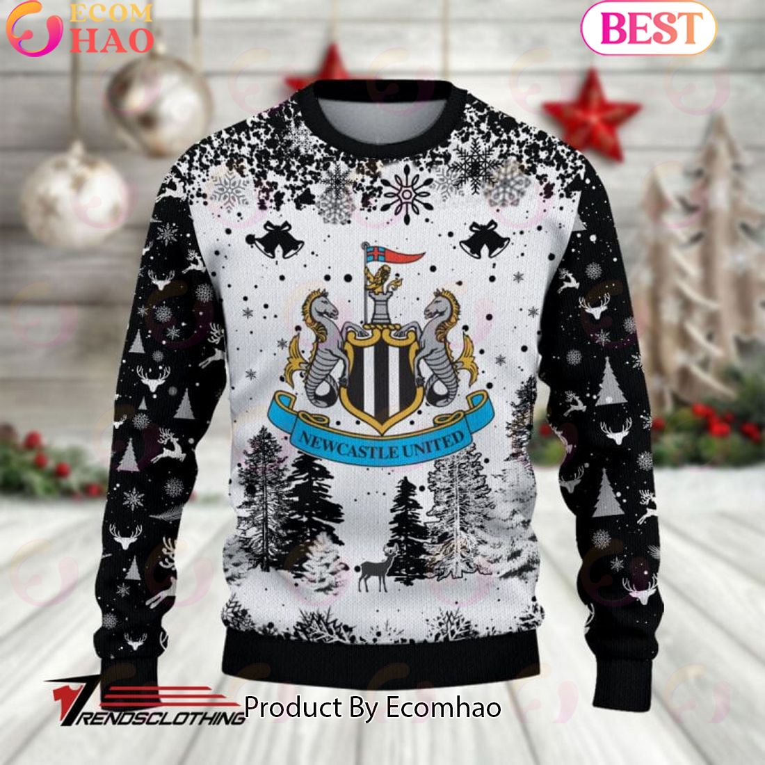 Newcastle United F.C EPL Ugly Sweater Collection 2023