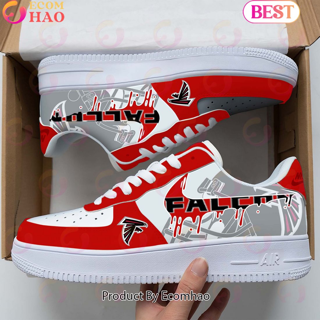 NFL Cleveland Browns Special Logo Style Air Force 1 Sneakers