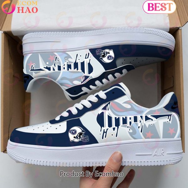 NFL Tennessee Titans Special Logo Style Air Force 1 Sneakers