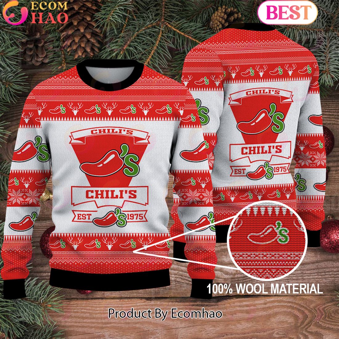 Chili’S Logo Ugly Sweater