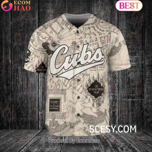 Chicago Cubs One Piece Baseball Jersey Black - Scesy