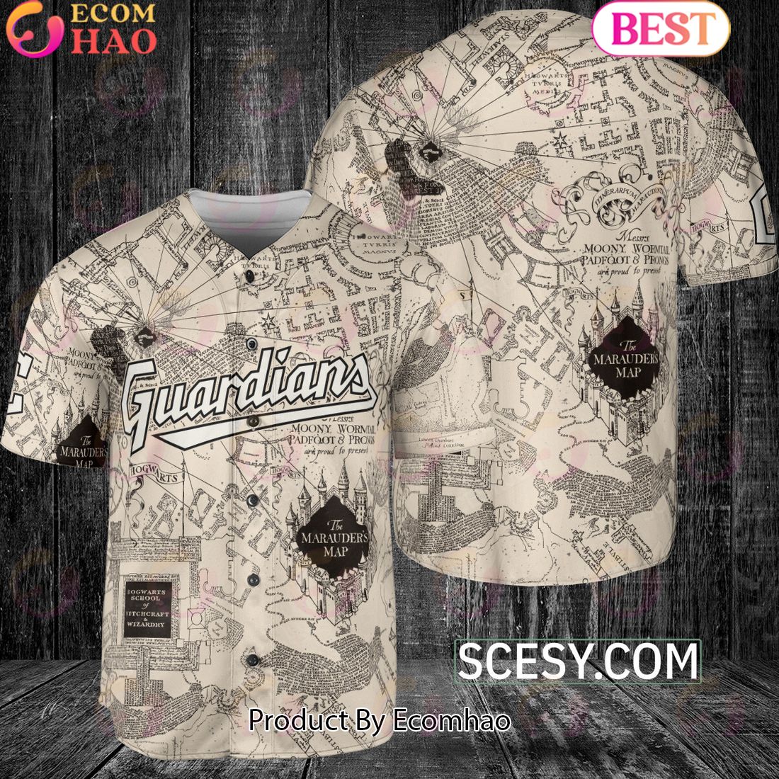 Colorado Rockies Harry Potter Marauder’s Map Baseball Jersey White