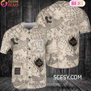 Colorado Rockies Harry Potter Marauder's Map Baseball Jersey - Scesy