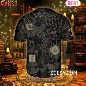 St.Louis Cardinals Harry Potter Marauder’s Map Baseball Jersey Black