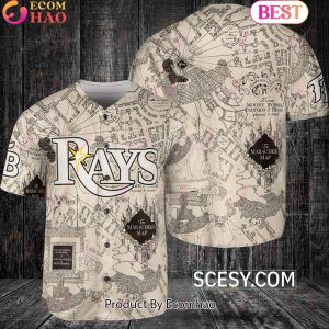 Tampa Bay Rays One Piece Baseball Jersey Black - Scesy