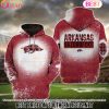 NCAA Arkansas State Red Wolves Football Plaid Bleached 3D Hoodie NCAA Arkansas State Red Wolves Football Plaid Bleached 3D Hoodie