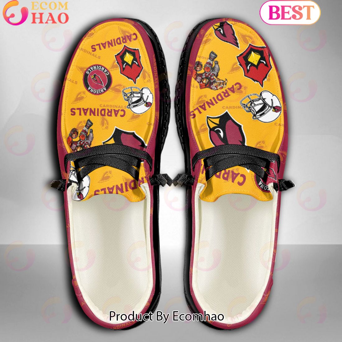 NFL Arizona Arizona Cardinals Personalized Hey Dude Shoes