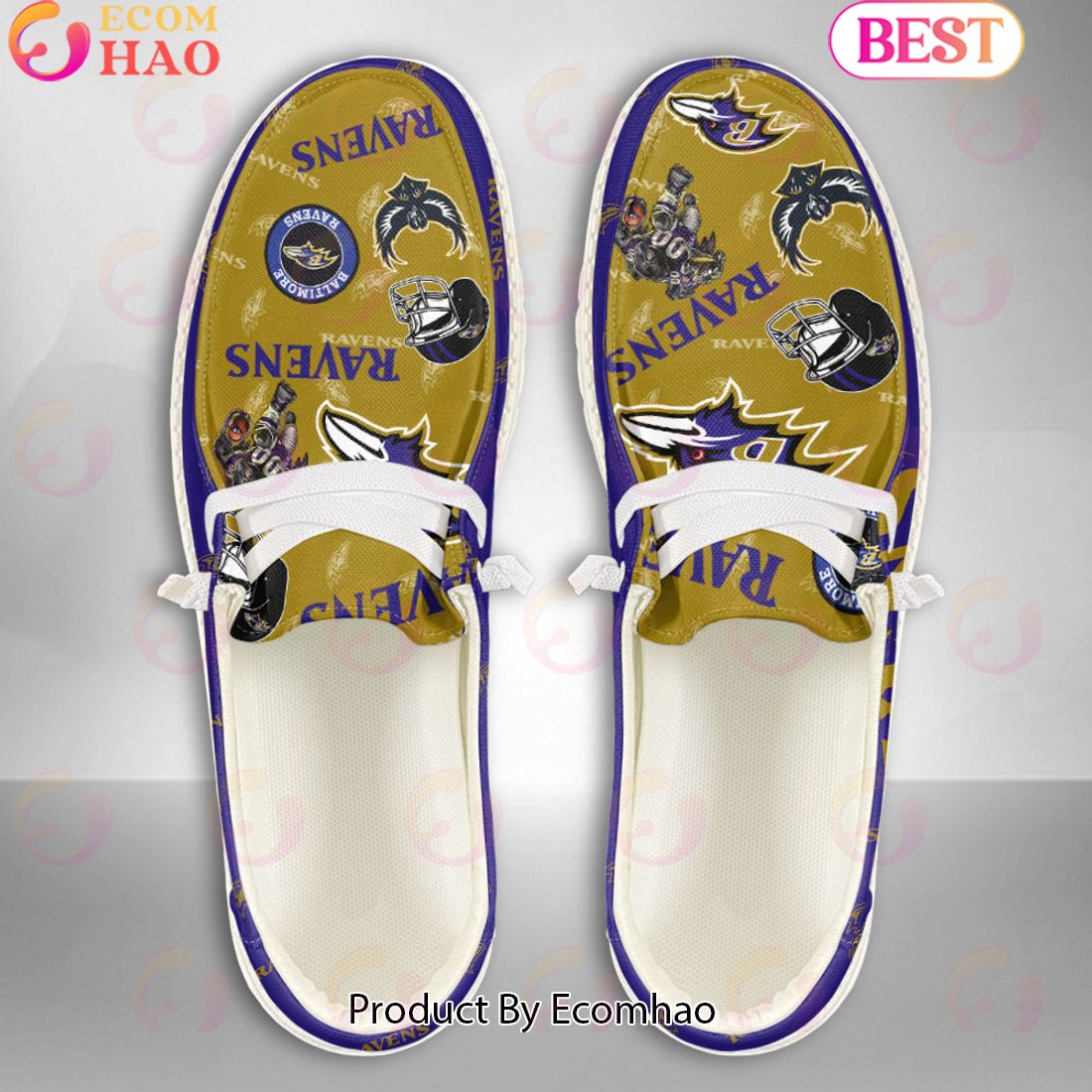 NFL Chicago Bears Personalized Hey Dude Shoes