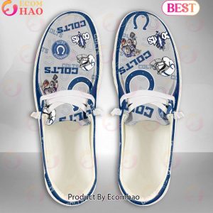 NFL Indianapolis Colts Personalized Hey Dude Shoes
