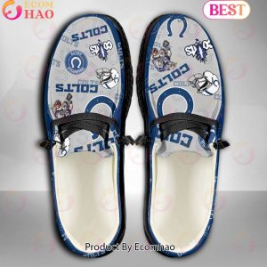 NFL Indianapolis Colts Personalized Hey Dude Shoes