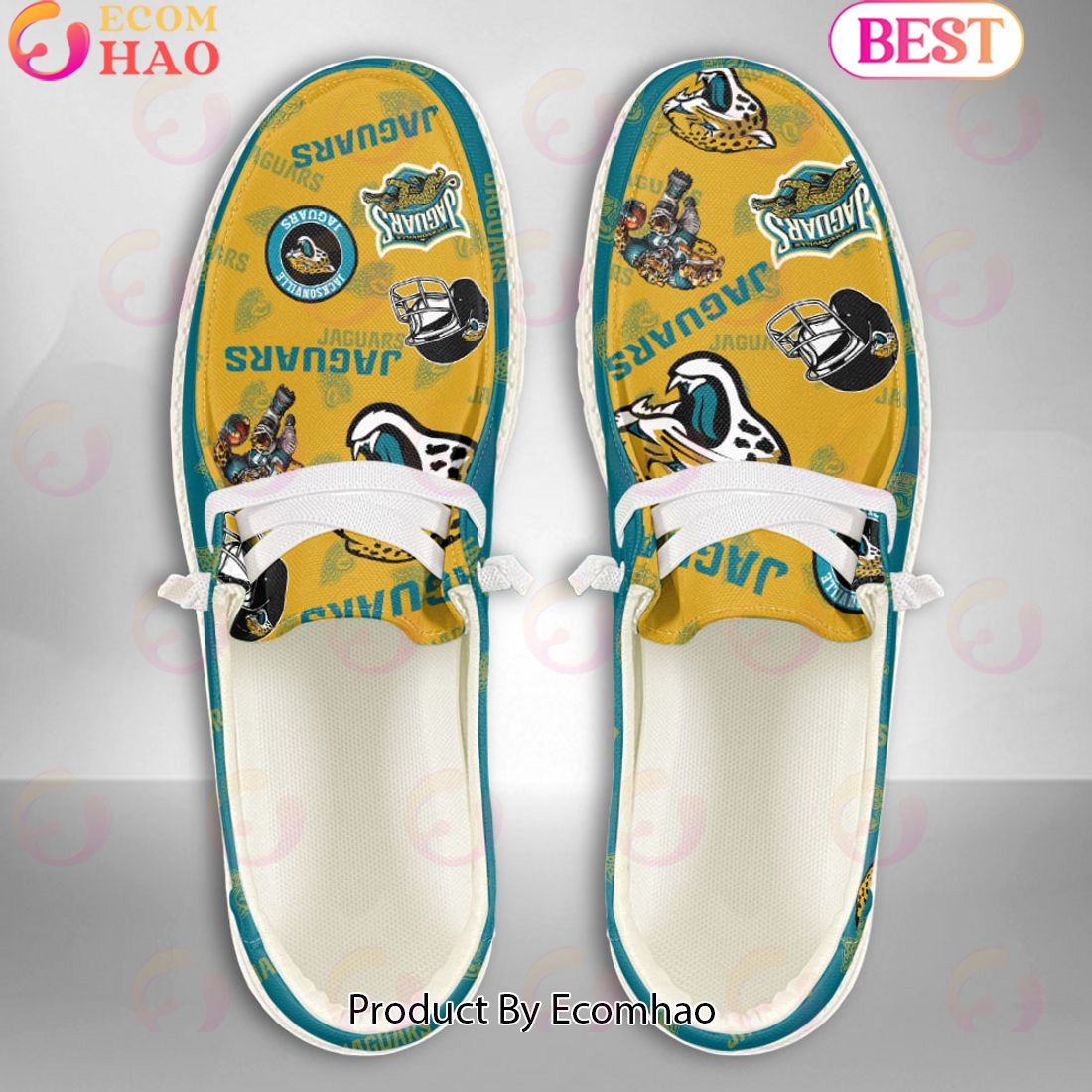 NFL Jacksonville Jaguars Personalized Hey Dude Shoes