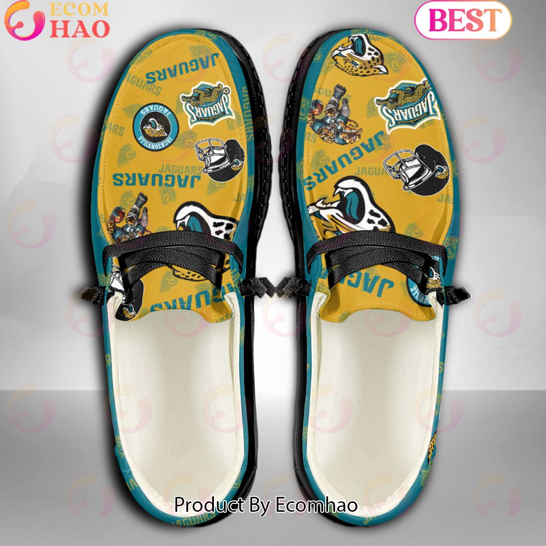 NFL Jacksonville Jaguars Personalized Hey Dude Shoes