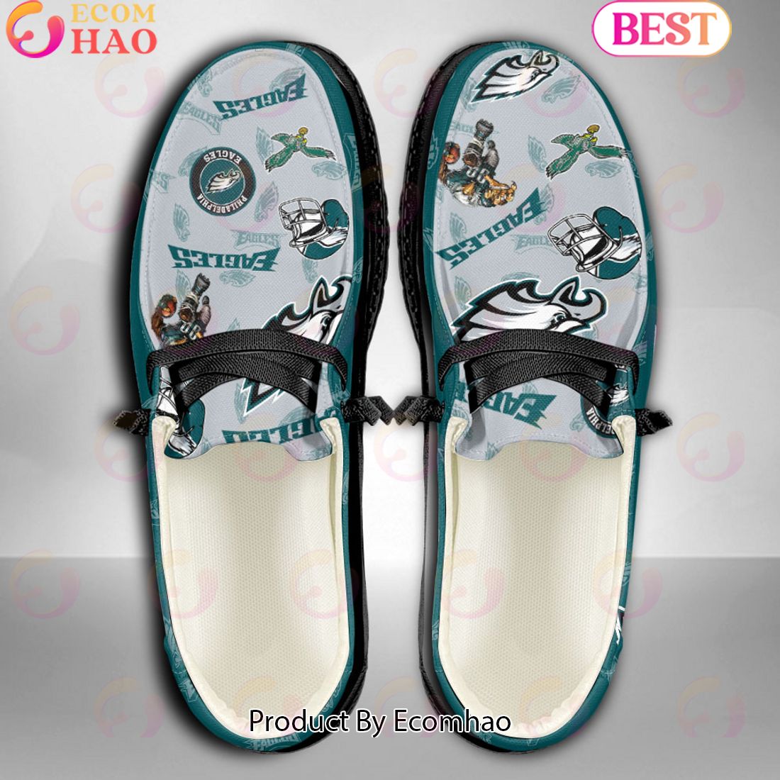 NFL Philadelphia Eagles  Personalized Hey Dude Shoes