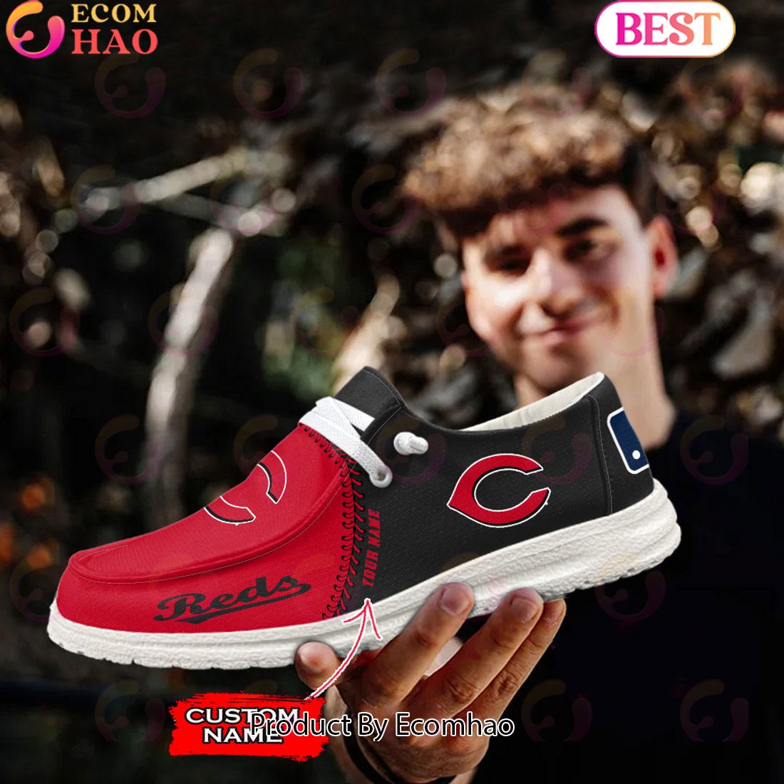 Custom Name MLB Chicago White Sox Hey Dude Shoes