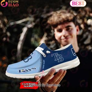 Custom Name MLB Tampa Bay Rays Hey Dude Shoes