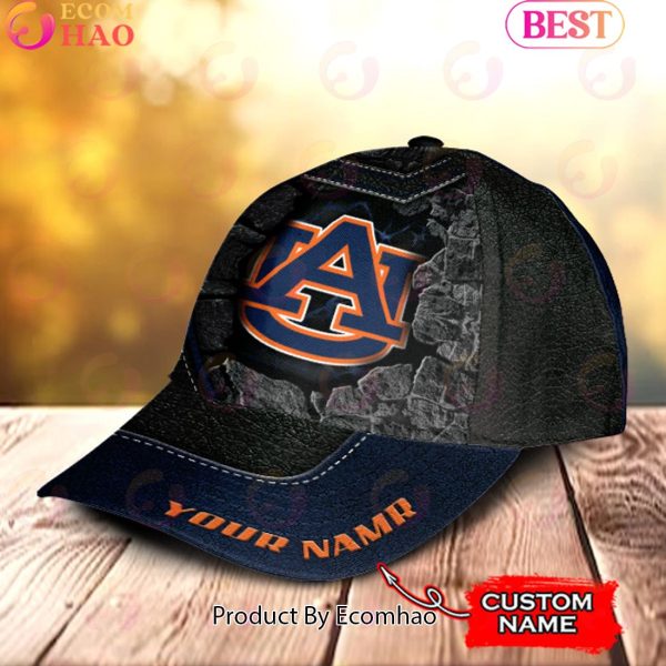 NCAA Auburn Tigers Broken Wall Cap Custom Name