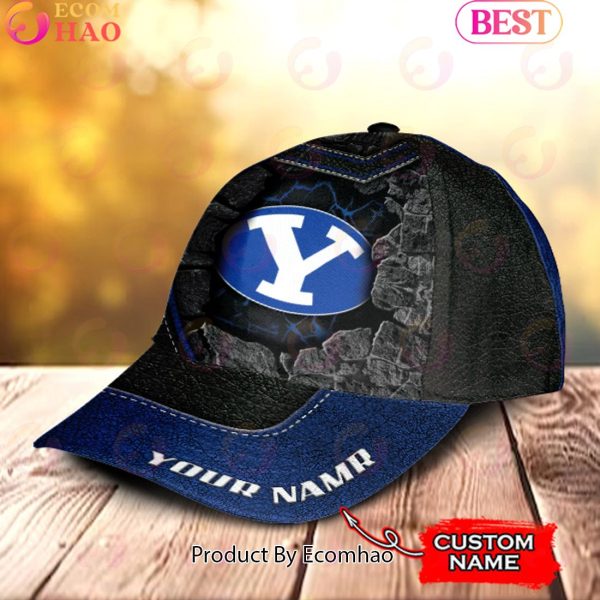NCAA BYU Cougars Broken Wall Cap Custom Name