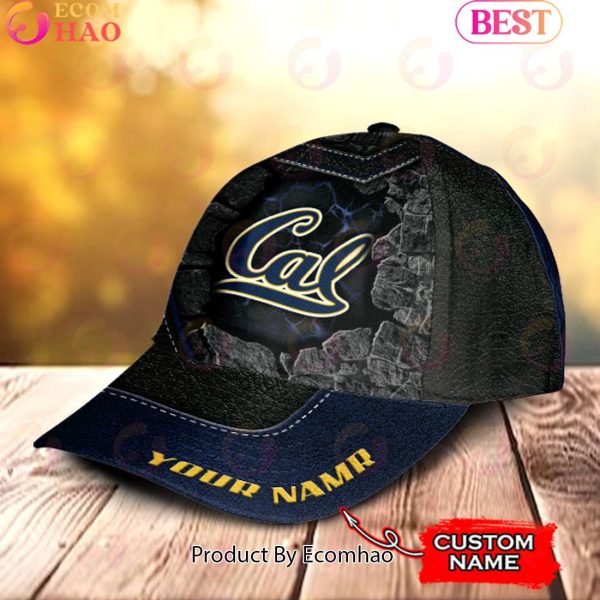 NCAA California Golden Bears Broken Wall Cap Custom Name