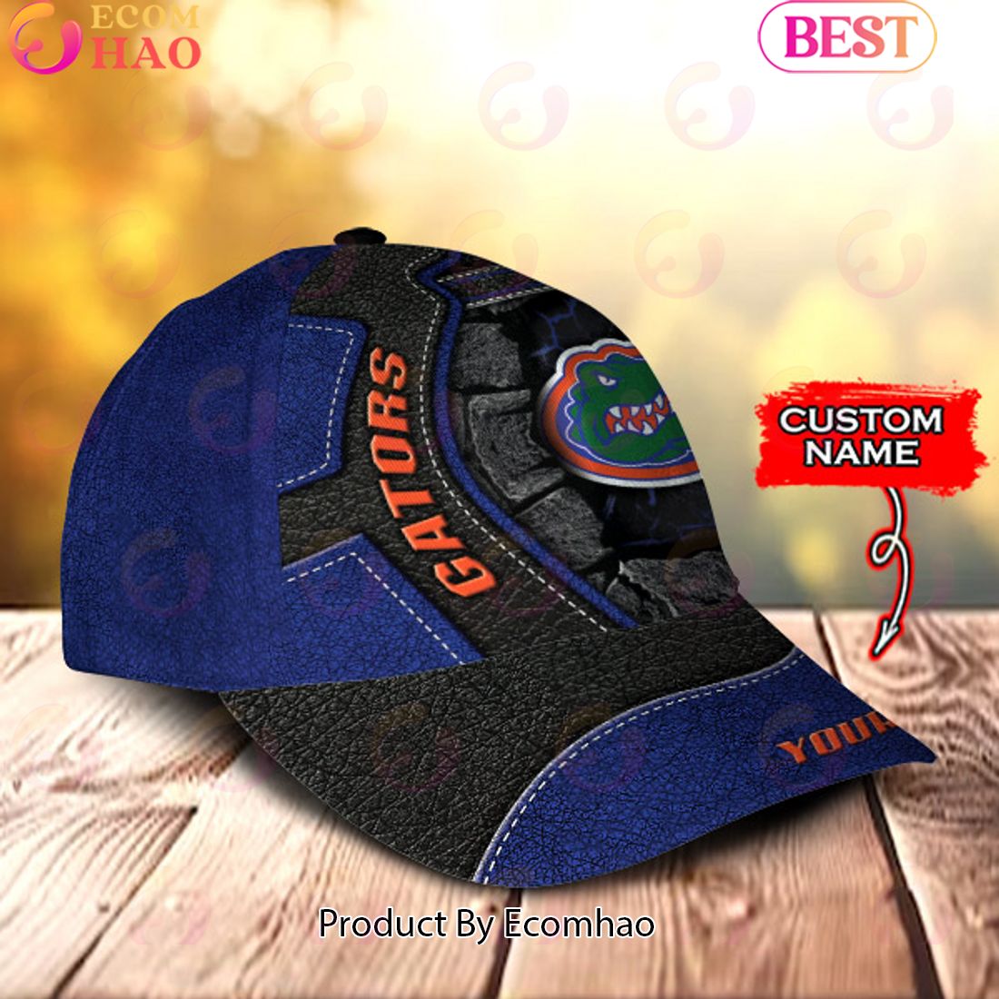 NCAA Florida Gators Broken Wall Cap Custom Name