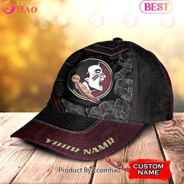 NCAA Florida State Seminoles Broken Wall Cap Custom Name