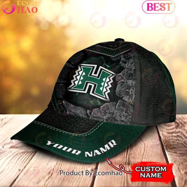 NCAA Hawaii Rainbow Warriors Broken Wall Cap Custom Name