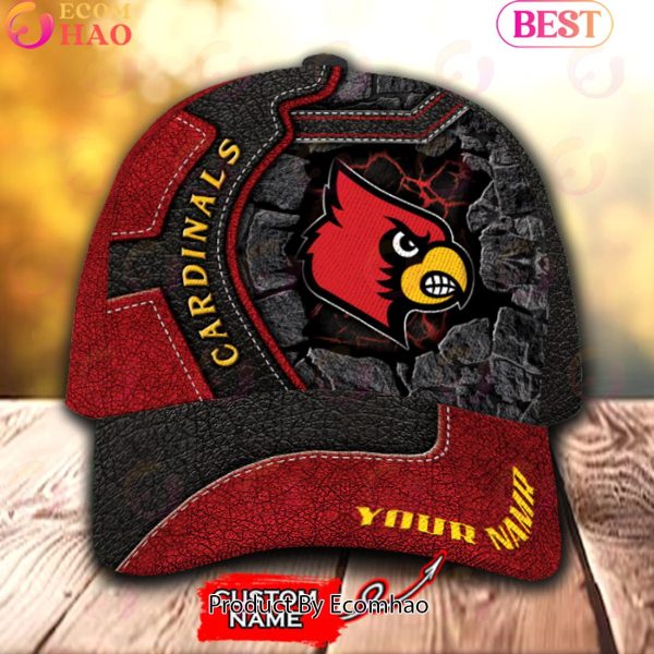 NCAA Louisville Cardinals Broken Wall Cap Custom Name