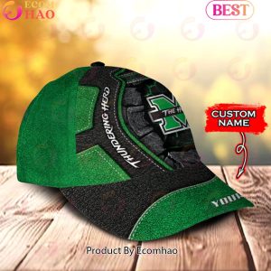 NCAA Marshall Thundering Herd Broken Wall Cap Custom Name