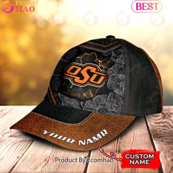 NCAA Oklahoma State Cowboys Broken Wall Cap Custom Name