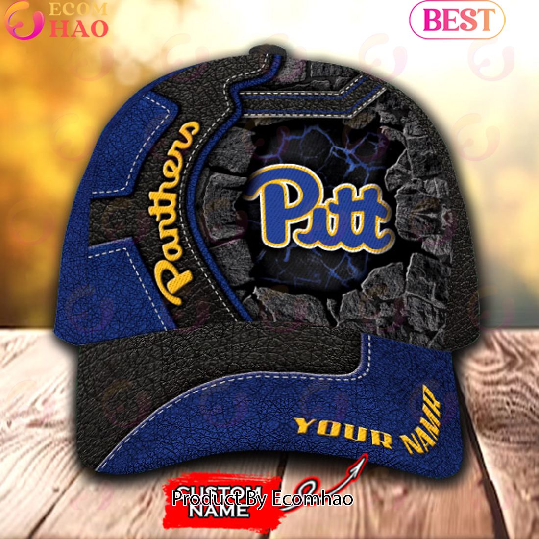 NCAA Oregon Ducks Broken Wall Cap Custom Name