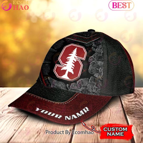 NCAA Stanford Cardinal Broken Wall Cap Custom Name