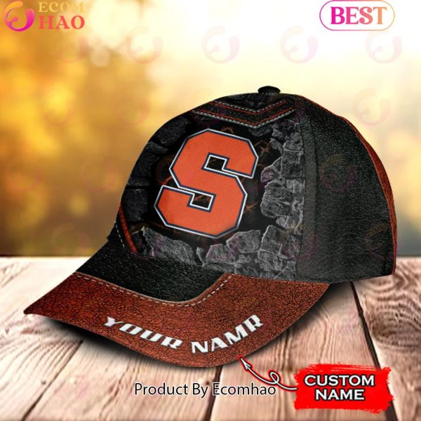 NCAA Syracuse Orange Broken Wall Cap Custom Name