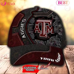 NCAA Texas A&M Aggies Broken Wall Cap Custom Name
