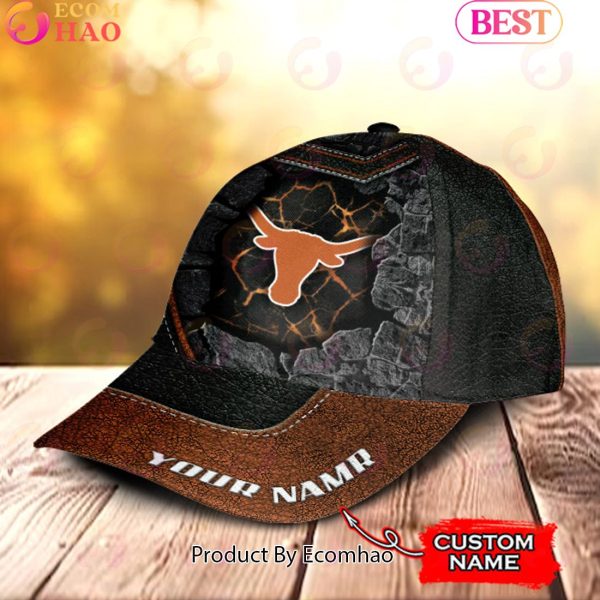 NCAA Texas Longhorns Broken Wall Cap Custom Name