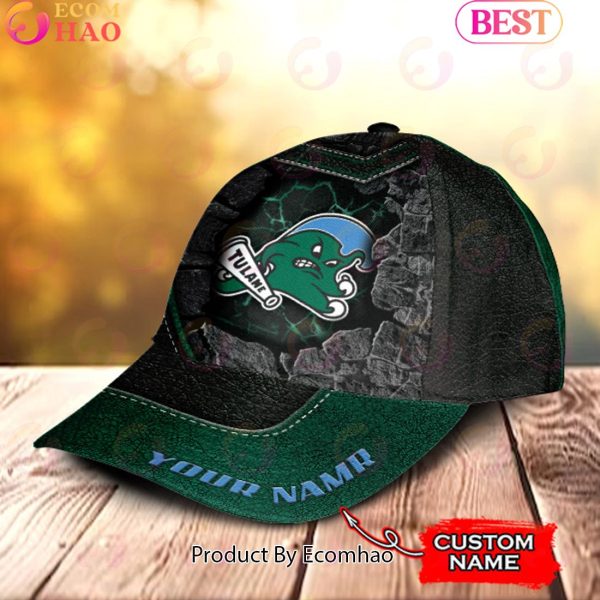 NCAA Tulane Green Wave Broken Wall Cap Custom Name
