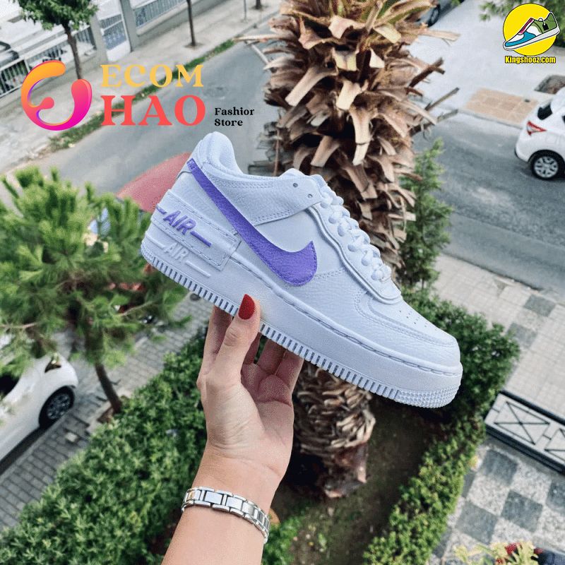 Air Force 1 Custom Sneaker Shadow 1 Purple