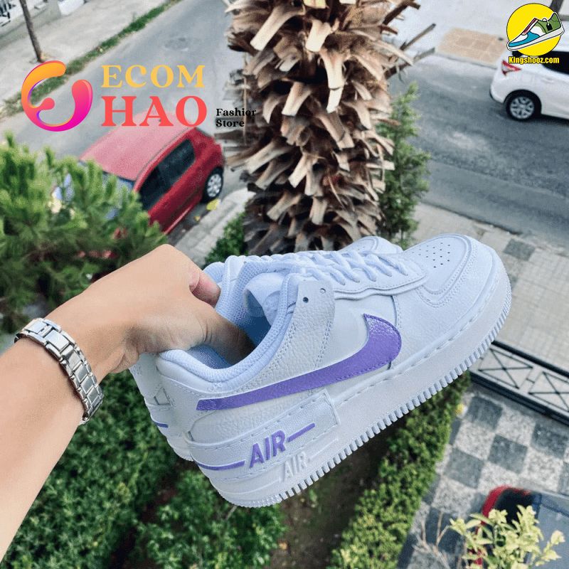 Air Force 1 Custom Sneaker Shadow 1 Purple